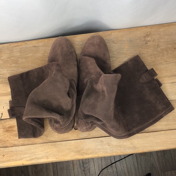 Michael Kors soft brown suede knee high boots, 11 - Picture 2 of 10